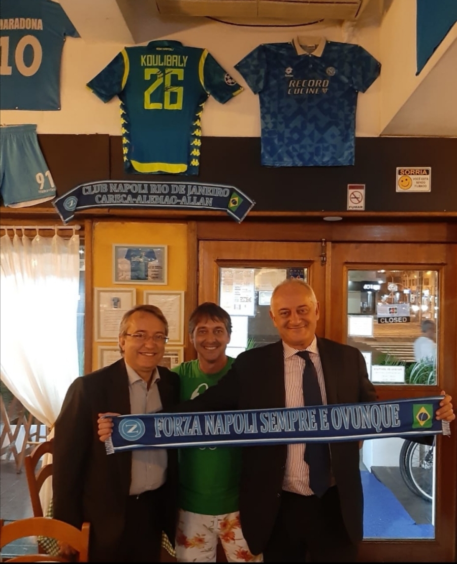 Visite importanti al Club Napoli &quot;Rio de Janeiro&quot;