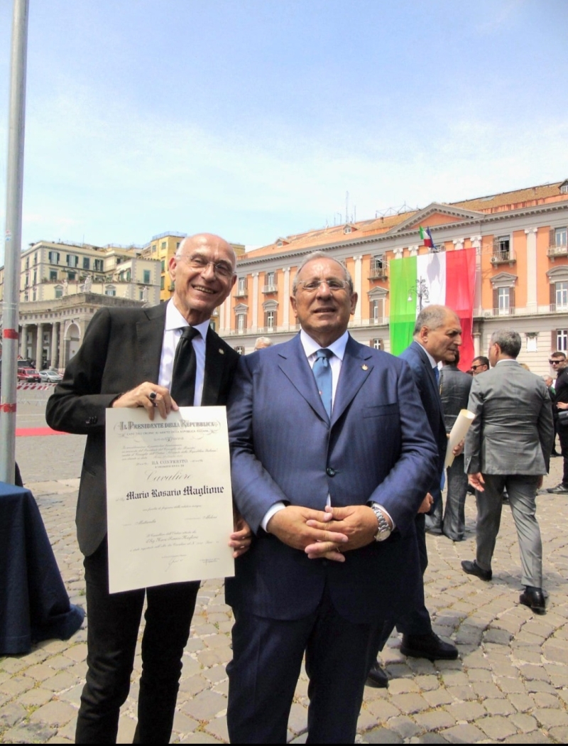Il cantautore Mario Maglione nominato Cavaliere della Repubblica