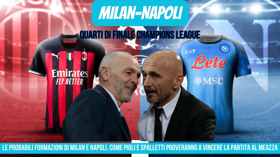 Le Probabili formazioni di Milan-Napoli
