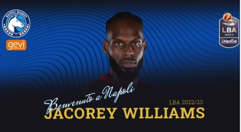 Jacorey Williams é il nuovo acquisto del Napoli Basket