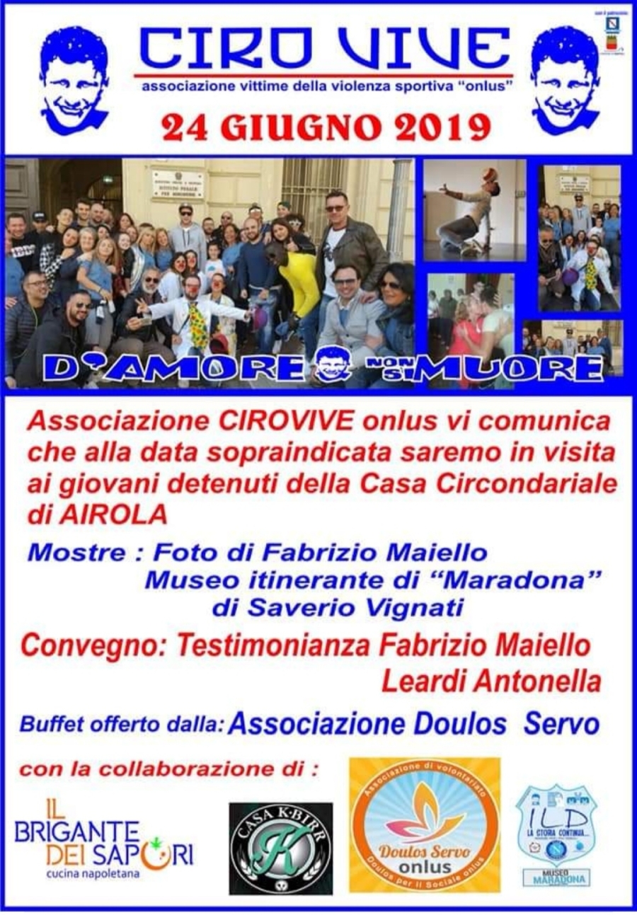 “D’amore non si muore” dal 24 giugno in memoria di Ciro Esposito