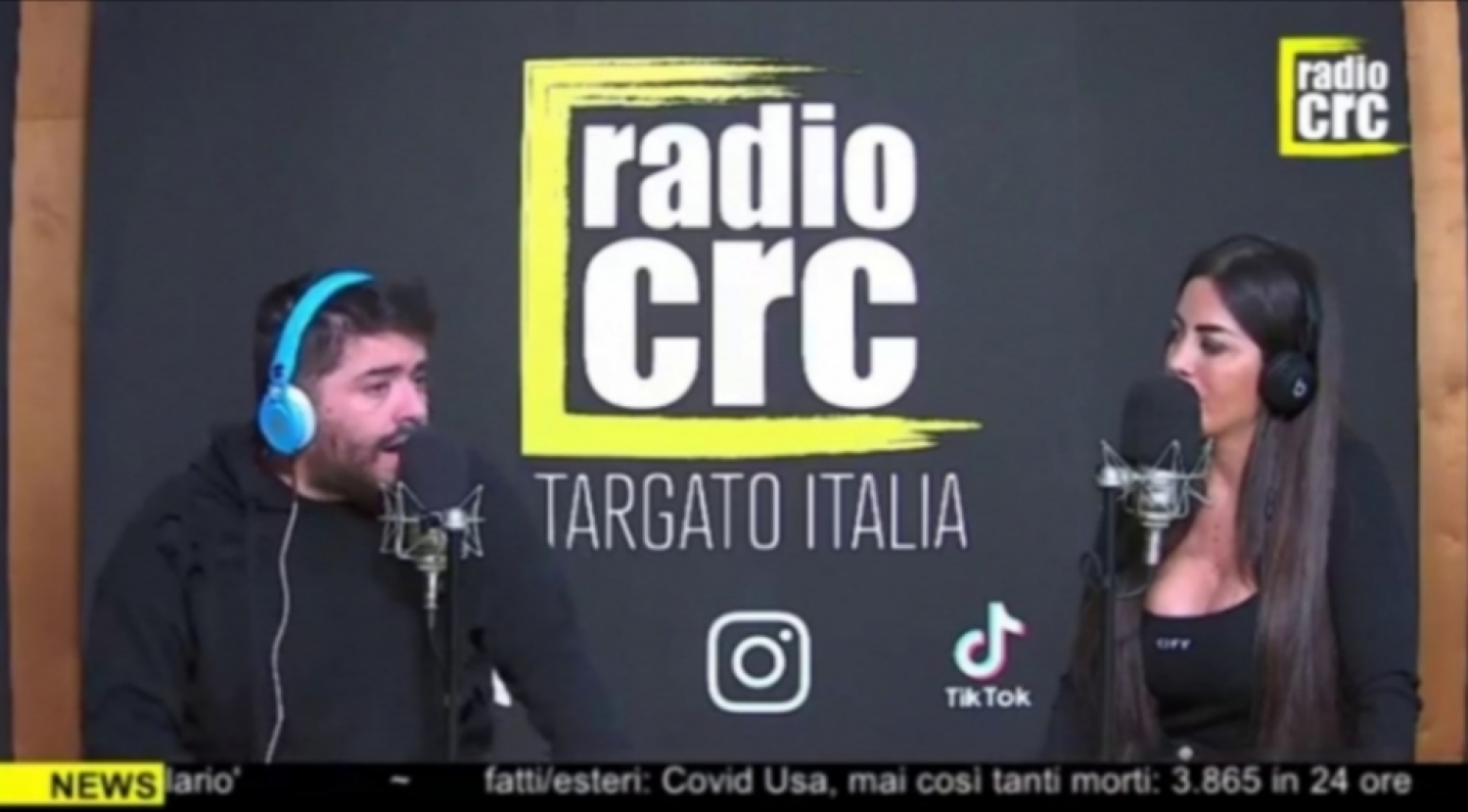 Renica e Sandro Sabatini a Radio Crc