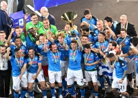 SSC Napoli: &quot;Ultimo suggestivo capitolo di un best seller meraviglioso. Napoli s&#039;illumina d&#039;immenso&quot;