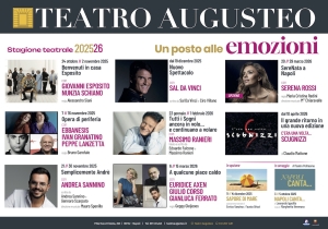 Teatro Augusteo-La stagione teatrale 2025/2026... un posto alle Emozioni