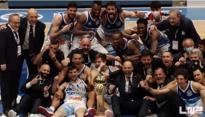 Napoli Basket:gli Azzurri vincono la Coppa Italia