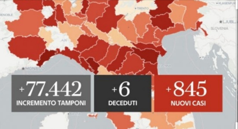 Coronavirus in Campania, altri 53 contagiati: più di cento nuovi casi in 48 ore