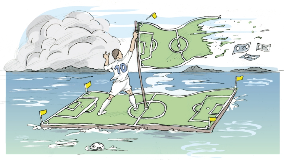 Il calcio alla deriva