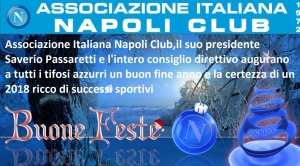 Buon anno dalla Associazione Italiana Napoli Club