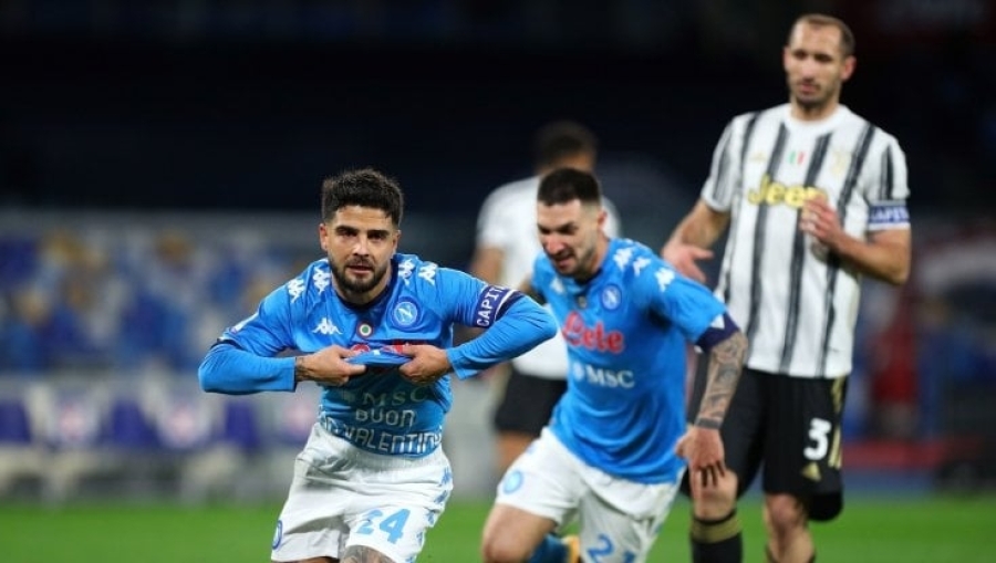 Napoli - Juventus, i precedenti: gol vittoria di Insigne nell&#039; 1 - 0 di febbraio