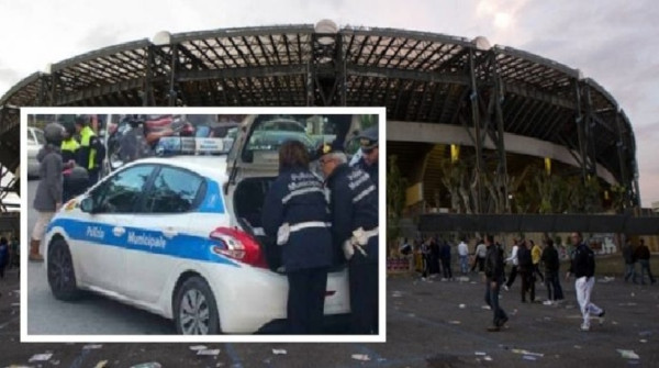 “Capo, sono 5 euro e Forza Napoli”, blitz allo Stadio San Paolo: nei guai 62 parcheggiatori