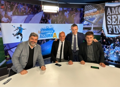 ZAZZARONI, FEDELE, ORSI, CAPPELLA E SCARLATO A OTTOCHANNEL PER &quot;LA DOMENICA AZZURRA&quot;