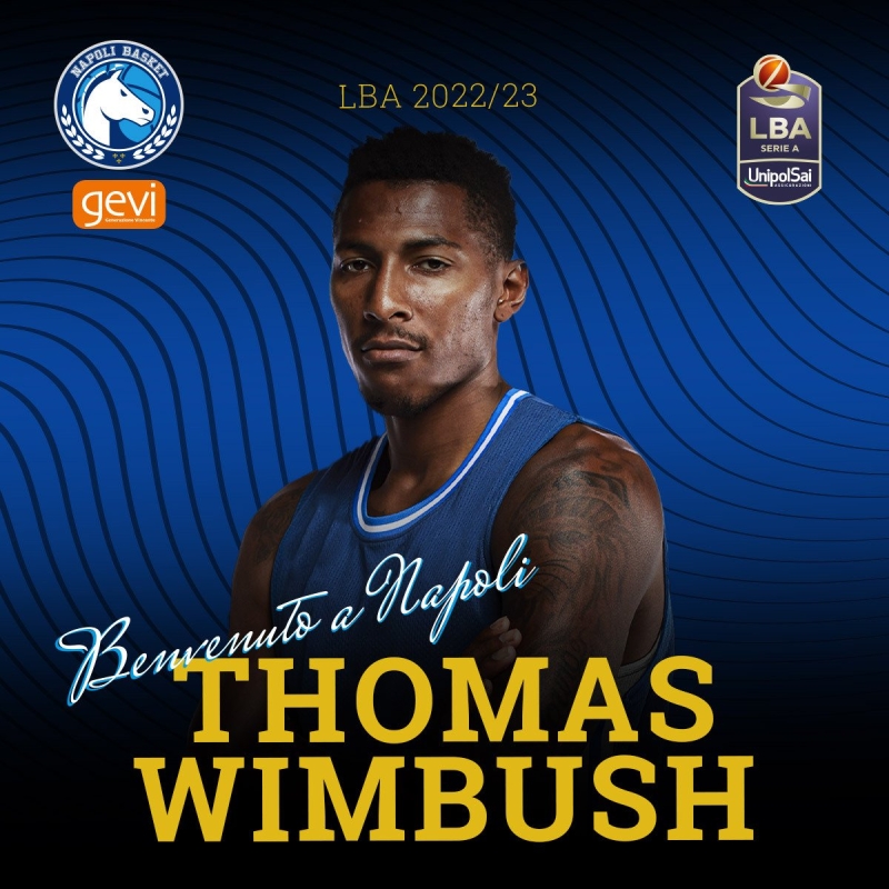 Gevi Napoli Basket, arriva Thomas Wimbush