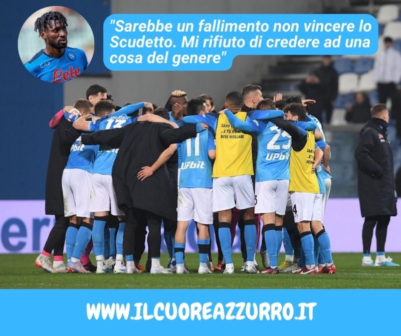 Anguissa: &quot;Non vincere lo Scudetto sarebbe un fallimento. Napoli è un sogno&quot;