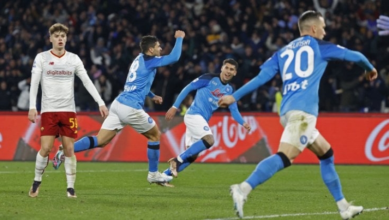 Napoli - Roma, i precedenti: azzurri vittoriosi per 2 - 1 nella stagione del 3° Scudetto