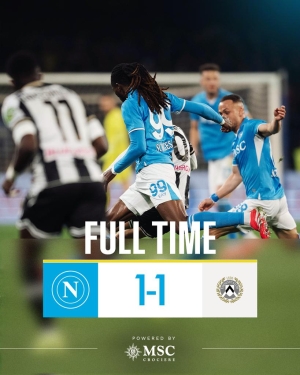 NAPOLI 1- UDINESE 1: le pagelle azzurre