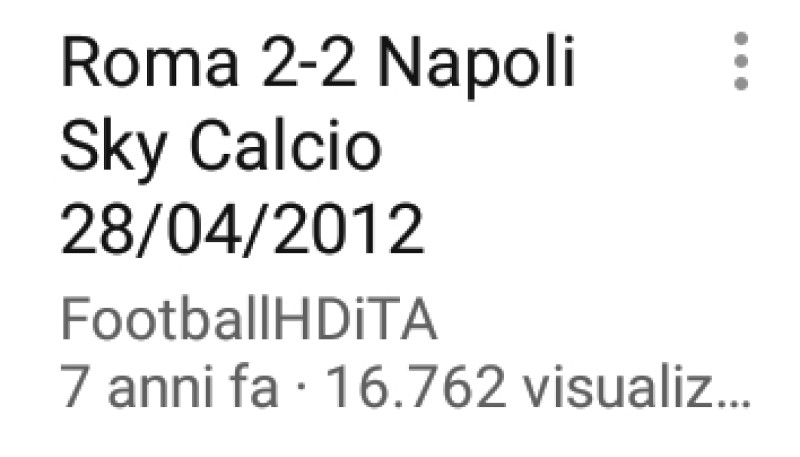 Accadeva oggi: Roma-Napoli 2-2 28/04/12