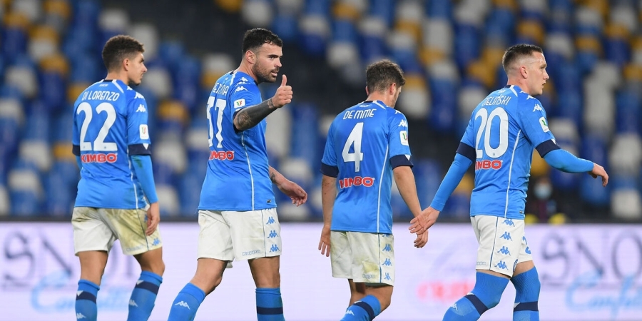 IL NAPOLI VINCE E APPRODA AI QUARTI DI COPPA ITALIA