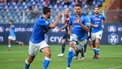 Genoa - Napoli, i precedenti: azzurri corsari nel 2021 con Ruiz e Petagna