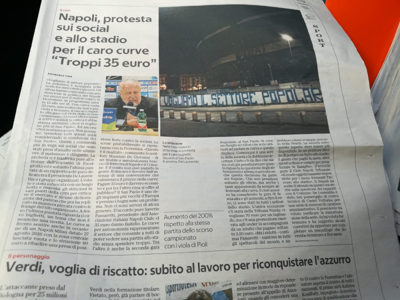 Passaretti-De Giovanni parlano a Repubblica