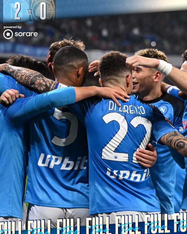 SSC Napoli: &quot;Kvara illumina il Maradona, Rrahmani impreziosisce la cornice&quot;