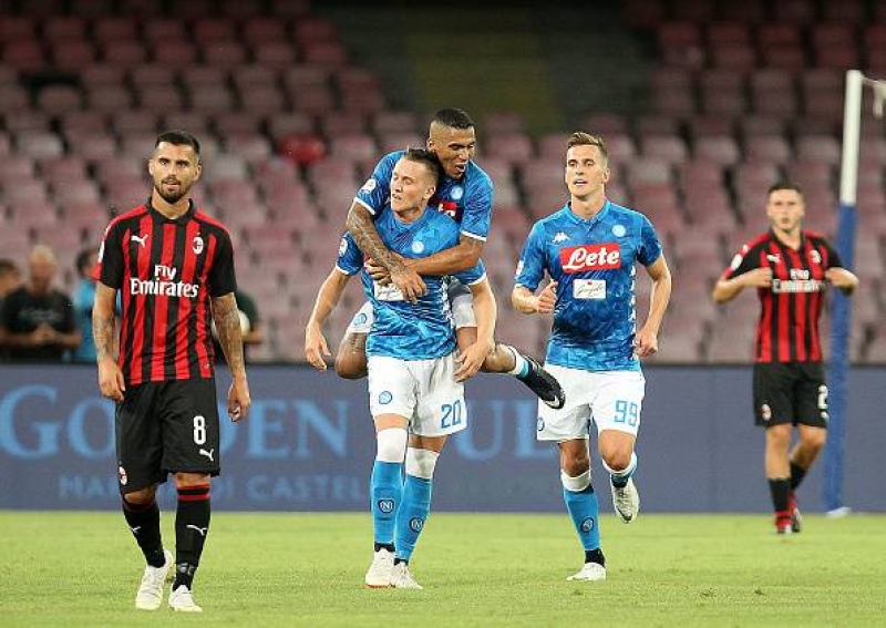 Napoli - Milan, i precedenti: l&#039;1 manca dal 2018