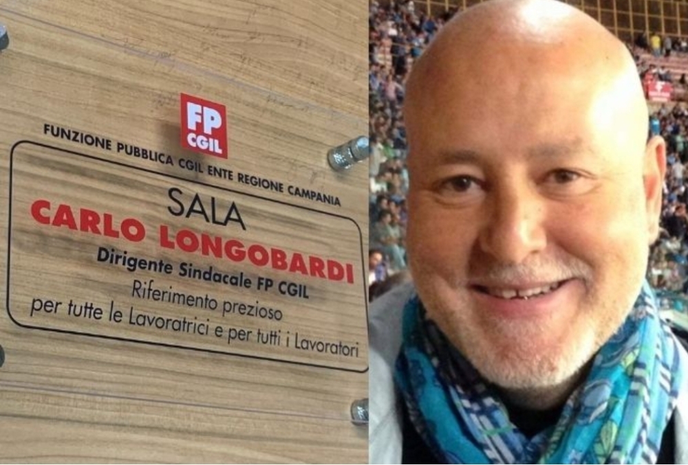 La sala della Cgil di Palazzo Santa Lucia dedicata al sindacalista Carlo Longobardi