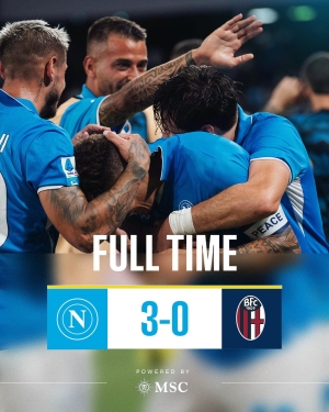 Napoli 3 - Bologna 0: le pagelle azzurre