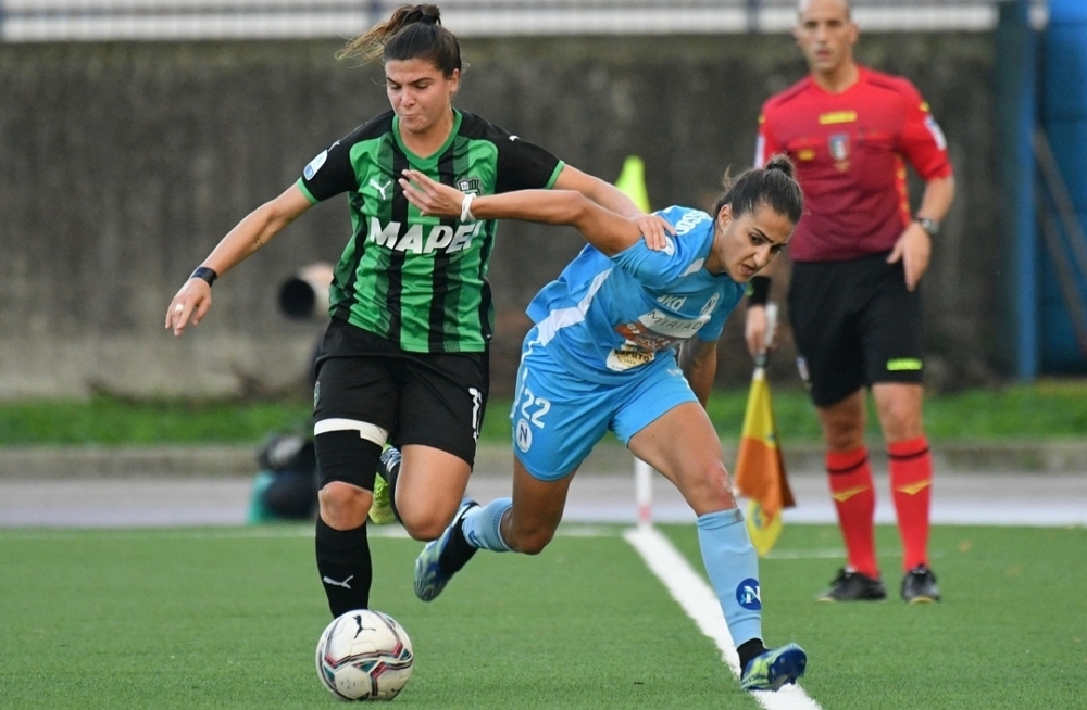 NAPOLI FEMMINILE-SASSUOLO 0-1 (tabellino e cronaca)