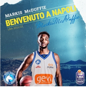 La Gevi Napoli Basket ingaggia Markis McDuffie