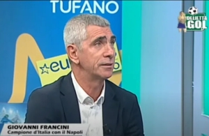 L’ex calciatore del Napoli di Maradona Giovanni Francini è intervenuto a ‘De­lietta Gol’ trasmiss­ione in onda su TV Luna tutti i giovedì alle ore 21:00