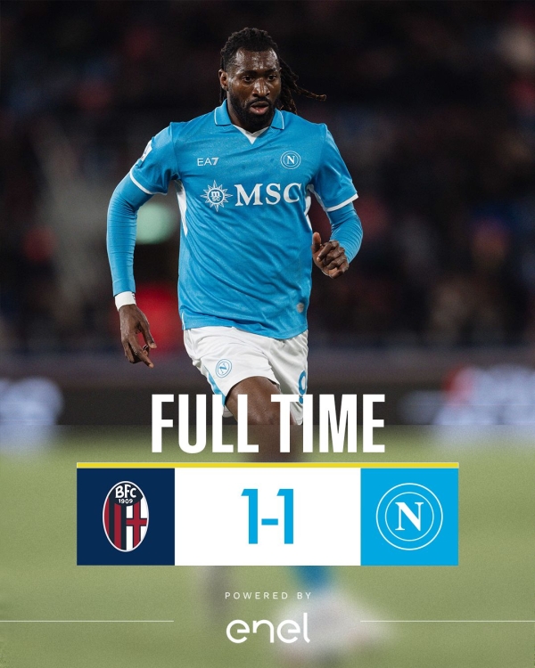 BOLOGNA 1 - NAPOLI 1: le pagelle azzurre