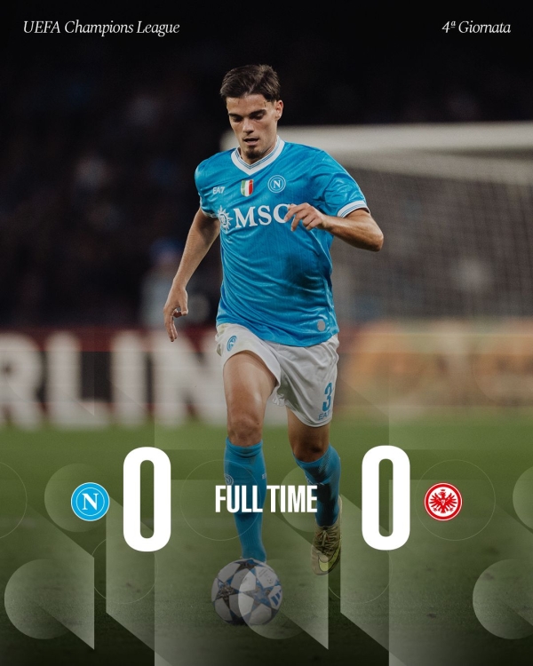 NAPOLI 0 - EINTRACHT 0: le pagelle azzurre