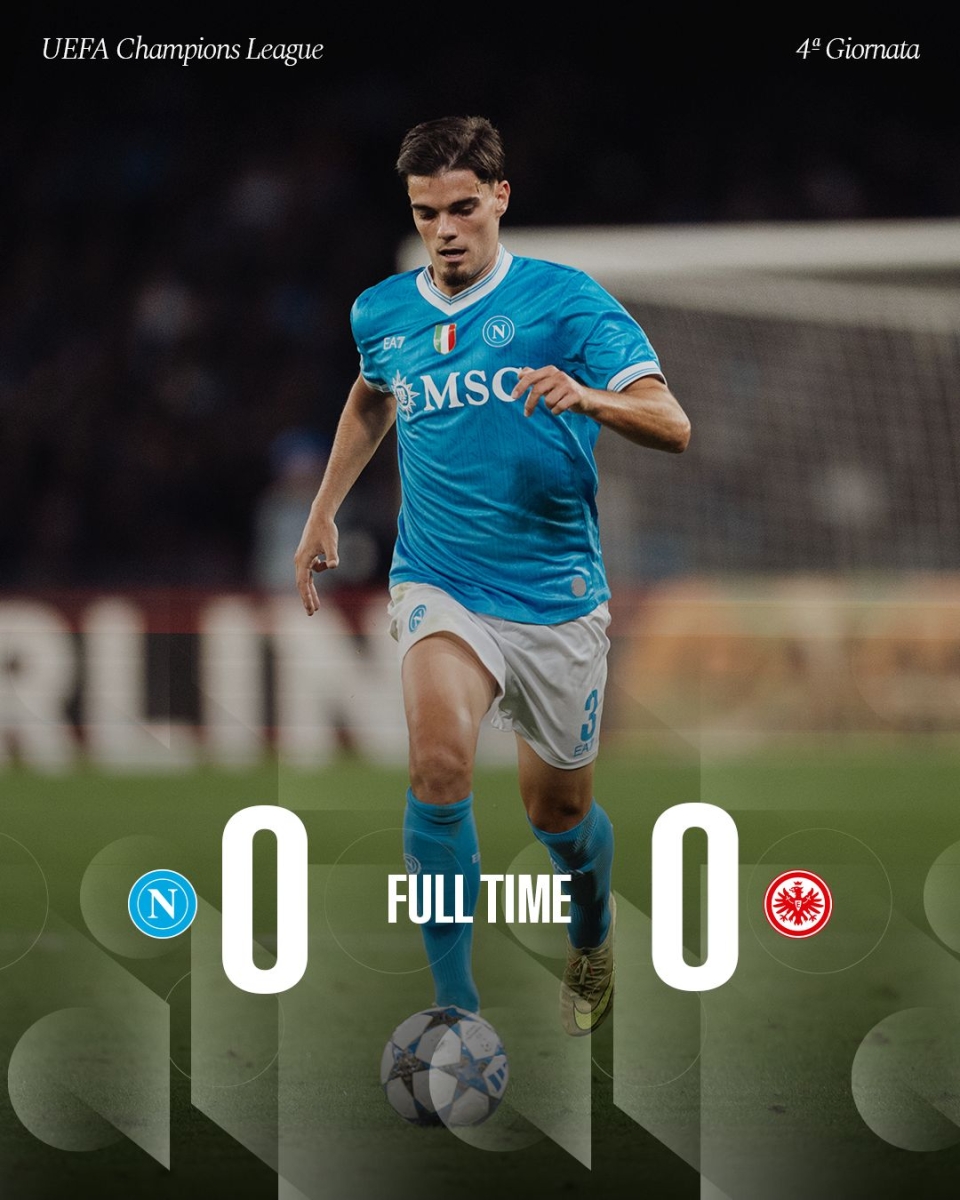 NAPOLI 0 - EINTRACHT 0: le pagelle azzurre