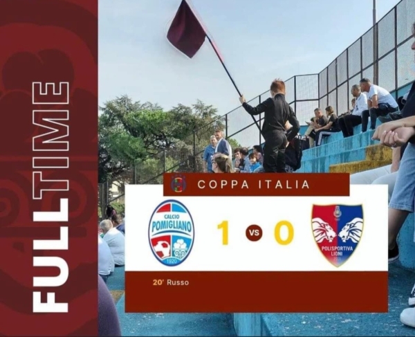 Coppa Italia: ennesima vittoria per il Pomigliano Calcio 1920