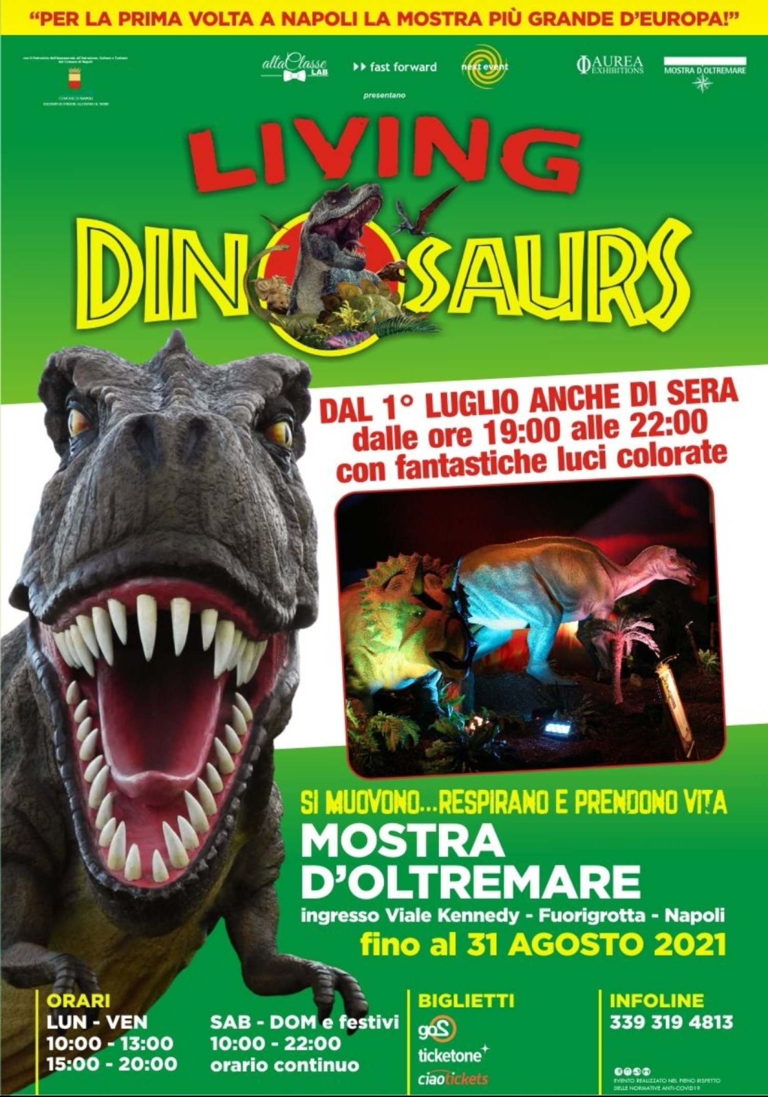 Napoli e i Dinosauri: la piú grande mostra d'Europa!