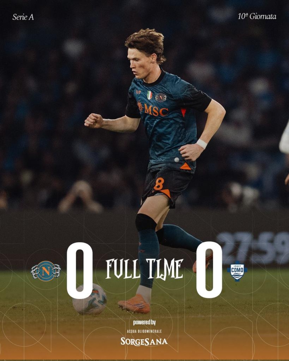 NAPOLI 0 - COMO 0: le pagelle azzurre