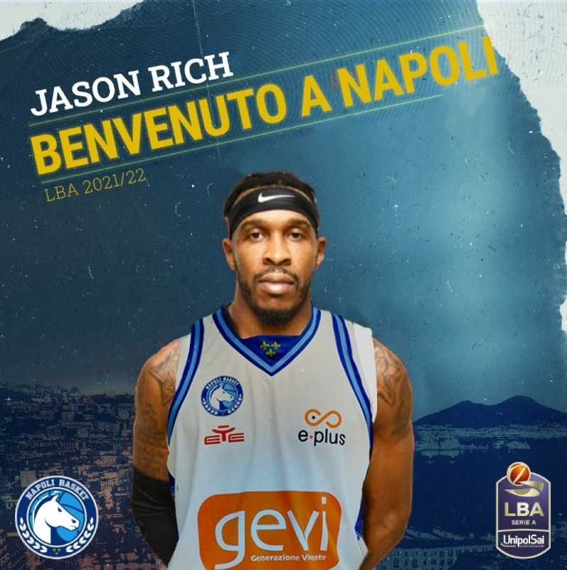 Colpo Gevi Napoli Basket : Arriva Jason Rich