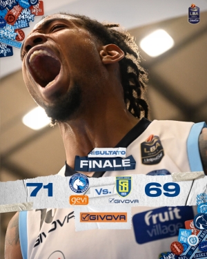 Gevi Napoli Basket - Givova Scafati 71-69, il derby è azzurro!
